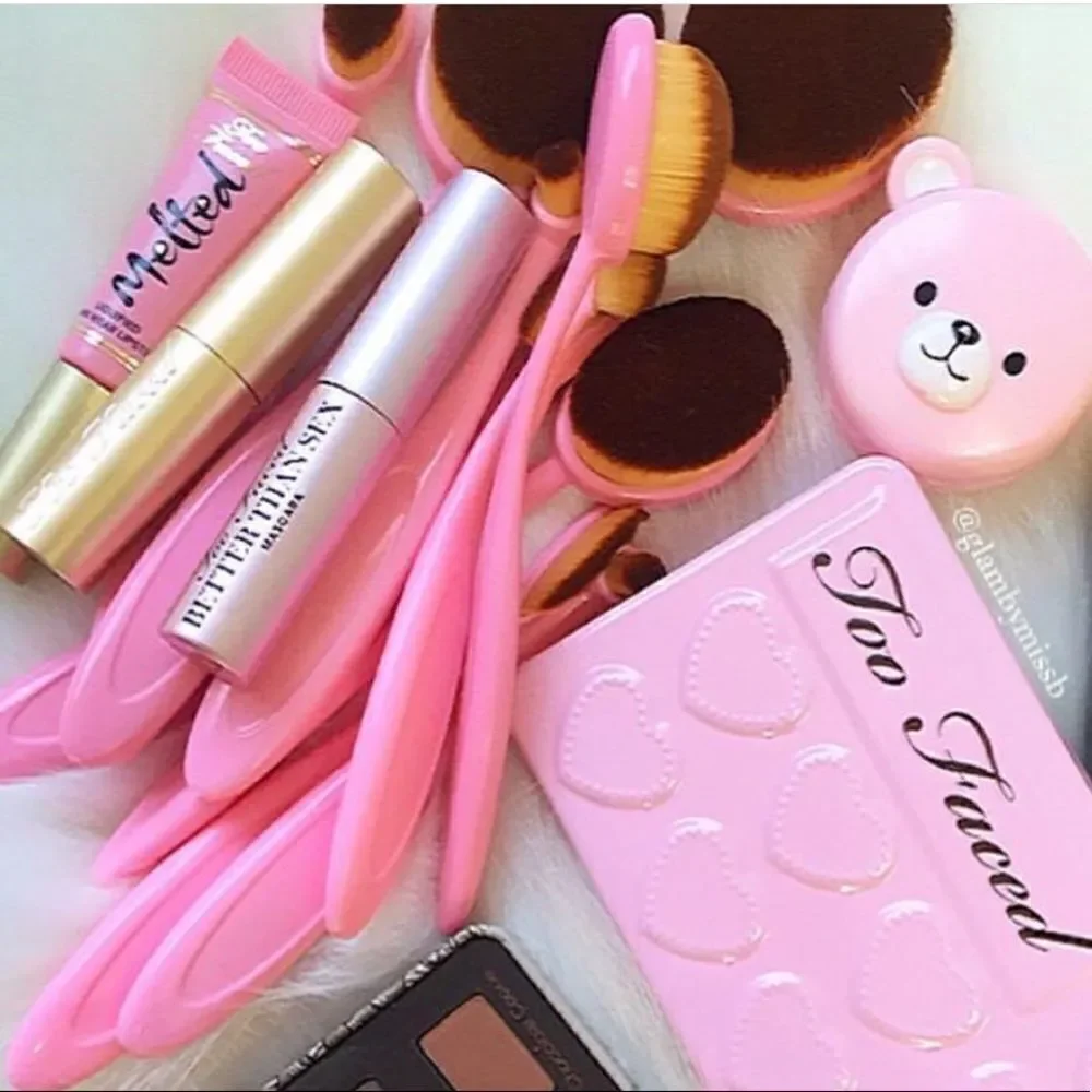 10 piece set oval brush set